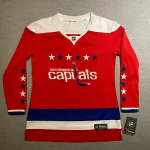 Washington Capitals Fanatics Womens Retro Breakaway Jersey Red Large - Picture 1 of 11