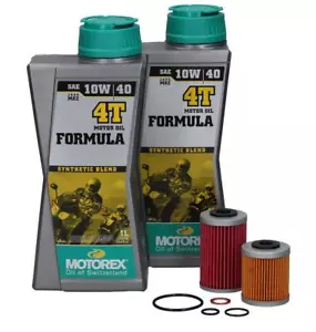Kmx24 Cambio Aceite Kit Apto An KTM EXC SX SMR 00-07 Filtro + Motorex Fórmula - Imagen 1 de 1