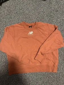 Mujer New Balance Bandier Naranja Suéter CUELLO REDONDO XL - Imagen 1 de 5