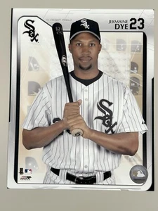 Jermaine Dye Unsigned 8x10 Licensed Photo File Chicago White Sox Royals As Brave - Picture 1 of 1