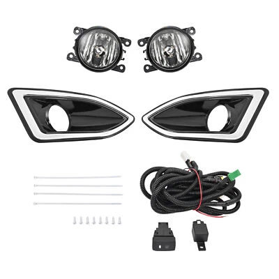 Par de luces antiniebla de parachoques delantero kit de interruptor de arnés para Ford Edge 2015-2018 Foto 1 de 4