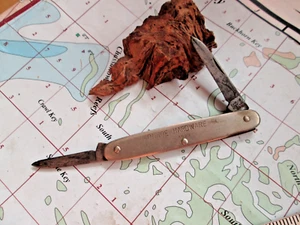 VTG CAMILLUS US MONROE HARDWARE CO 1982 Stainless Steel Pocket Knife - Picture 1 of 5