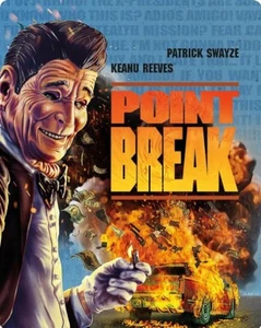 Point Break (Patrick Swayze) Limited Edition New 4K Ultra HD Blu-ray + Steelbook - Picture 1 of 1