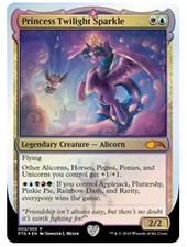 Princess Twilight Sparkle. Ponies: The Galloping. FOIL. Magic the Gathering.