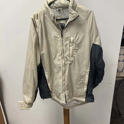 Trader Bay Beige/grey Lined Jacket Size Large  - Image 1 of 4