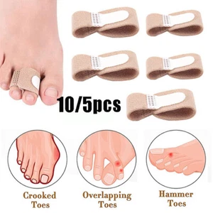 10/5Stk Hammerzehen Bandage Zeh Schiene Hammerzeh Zeh Gebrochen Finger Hammer_ - Bild 1 von 20