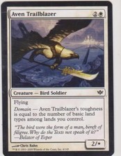 Magic MTG Tradingcard Conflux 2009 Aven Trailblazer 4/145