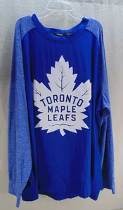New Fanatics Toronto Maple Leafs Long Sleeve Shirt Men's 3XL Blue NHL Ice Hockey - Picture 1 of 2
