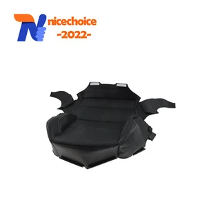 New Driver Bottom Leather Seat Cover Black Fit for 2014-2019 GMC Sierra 1500 - Picture 1 of 7