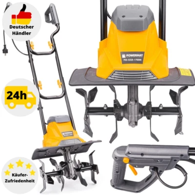 Elektro Motorhacke Gartenfräse Gartenhacke Bodenfräse Kultivator Ackerfräse - Bild 1 von 4