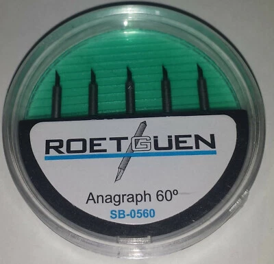 Original Roetguen Anagraph 60° Vinyl Cutter Plotter Blades
