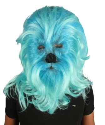 Adult Unisex Warrior Ape Gorilla Mask Wig, Perfect for Halloween, - Image 1 of 4