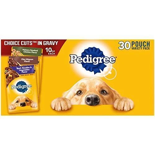 Pedigree Choice Cuts in Chicken & Beef Flavors Wet Dog Food (30 Count) 6.61 lbs