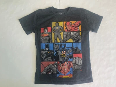 DC Comics Liga de la Justicia Superhéroe Camiseta Niños Talla M Foto 1 de 4