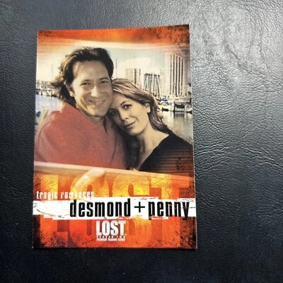 Bxd Lost Season 2 Two 2006 InkWorks #84 Desmond Penny Tragic Romance - Imagem 1 de 2