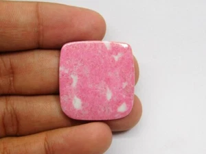 Piedra preciosa cabujón 100 % rosa natural rosa cabujón suelta para joyería 35 quilates. ME-2847 - Imagen 1 de 3