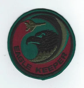 70er-80er Jahre F-15 Eagle Keeper #1 gedämpfter Aufnäher - Bild 1 von 2