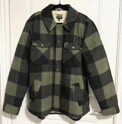 Brixton Men’s Sherpa Lined Stretch Fleece Jacket - Size XXL - MRSP$200 - Image 1 of 4