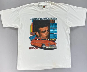 1997 James Dean Run T Shirt XL Fairmount Historical Museum 18th Annual Hot Rod - Picture 1 of 22