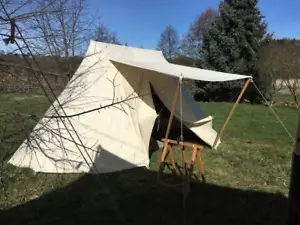 4x6m Mittelalterzelt Sachsenzelt LARP Wikinger Saxonzelt Wikingerzelt larp tent - Picture 1 of 1