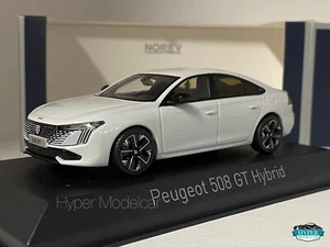 NOREV 1/43 PEUGEOT 508 GT HYBRID 2023 WHITE ART.474832 - Picture 1 of 2