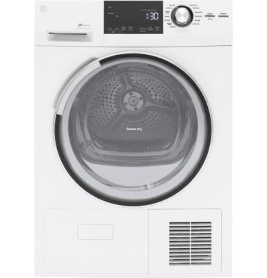 GE GFT14ESSLWW 24" White 4.1 Cu.Ft. Front-Load Electric Dryer NIB #75527 BF BP - Image 1 of 3
