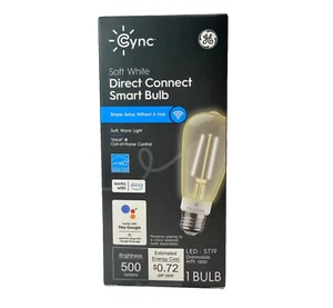 GE Soft White Direct Connect Smart LED ST19 Dimmable Alexa / Google- 1 Bulb. - Picture 1 of 6