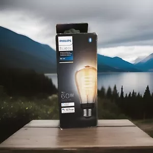 Philips Hue 7W ST19 White Ambiance LED Smart Vintage Filament Bulb 1 Pc Warm New - Picture 1 of 7
