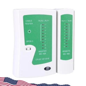 Pro RJ45 RJ11 Network Cable Tester Ethernet Wire Detector Networking Repair Tool - Afbeelding 1 van 8