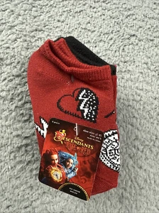 Girls' Descendants 6 Pairs Socks - Red XS / S Disney - Picture 1 of 4