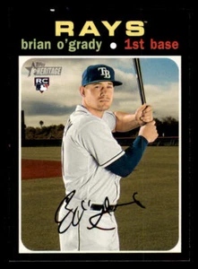 2020 Topps Heritage #610 Brian O'Grady RC (ref 235384) - Picture 1 of 2