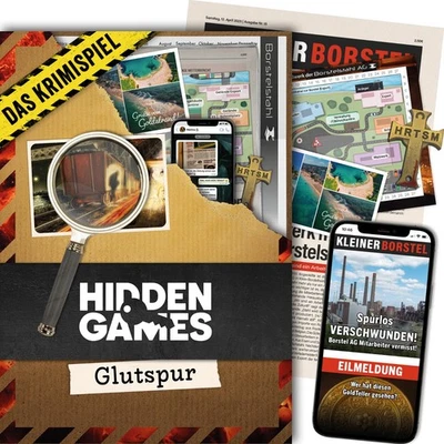NEU! Hidden Games - Glutspur - Deutsch - Realistisches Krimispiel - Bild 1 von 4