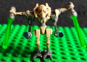 LEGO STAR WARS General Grievous Minifigura Bronceado Armadura Sables de Luz sw0254 2010 - Imagen 1 de 6