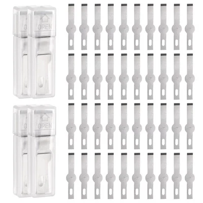 40pcs Exacto Knife Blades #17 Hobby Knife Replacement Blades Refills Foto 1 de 4