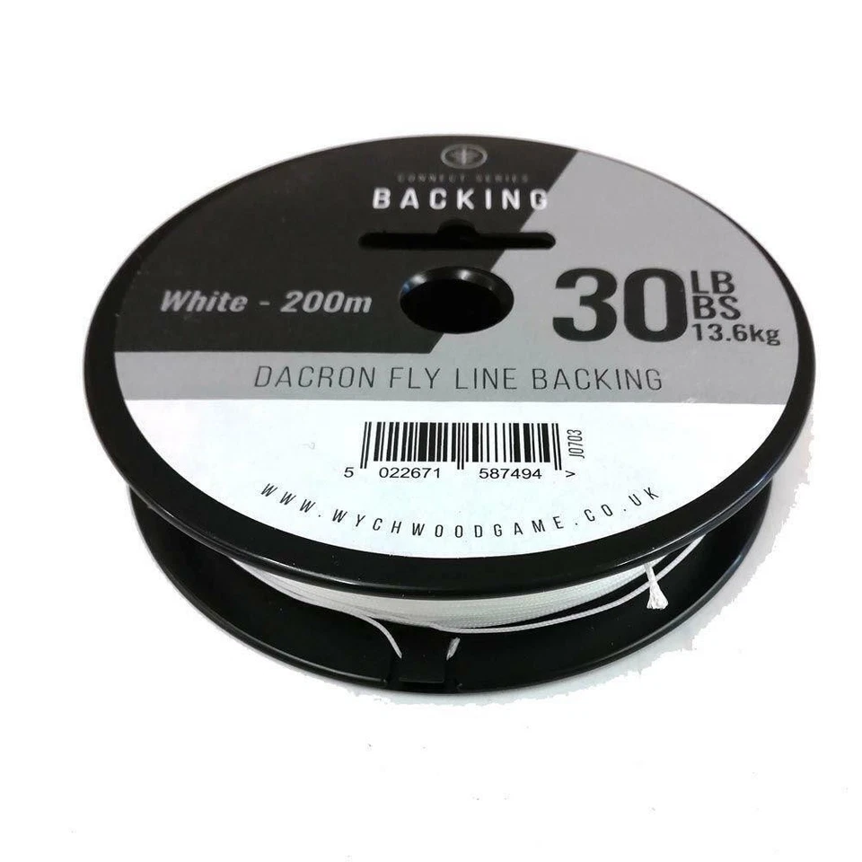  WYCHWOOD CONNECT FLY LINE BACKING 200M 30LB WHITE DACRON - FLY FISHING - Image 1 of 1