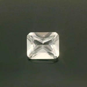 CERTIFIED - 4.78 CARATS - NATURAL PETALITTE  CUSHION 12X10 MM- COLORLESS GEM - Picture 1 of 6