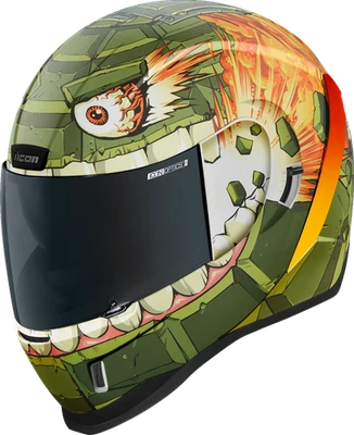 Icon Airform Motorcycle Helmet Grenadier Green XL CLOSEOUT - Imagem 1 de 3