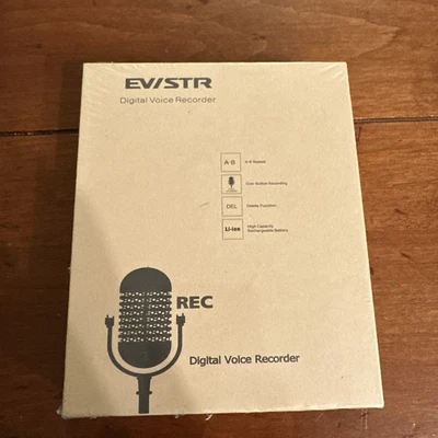 EVISTR 16GB L357 Digital Voice Recorder Activated FOR LECTURE with Playback NEW - Image 1 of 4