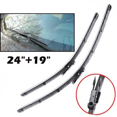 2pcs Car Front Window Wiper Blades For BMW M3 F80 3 Series F30 F31 24''+19'' - Image 1 of 4