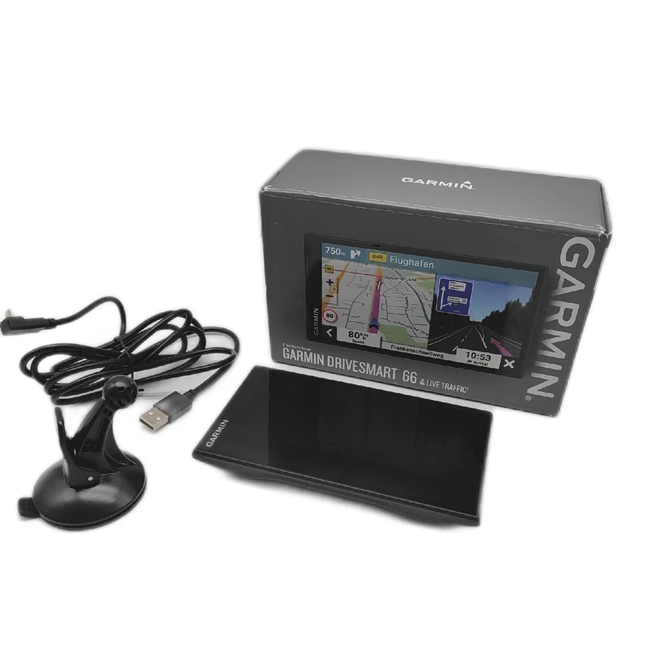 Garmin Navigationsgerät Sport Sporttechnik DriveSmart 66 EU MT S GPS System unte - Bild 1 von 4
