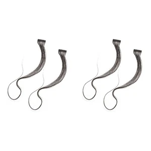  2 Count Echthaar Extensions Clip in Echten Menschlichen Haarverlängerungen - Bild 1 von 12