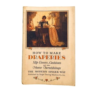 How to Make Draperies, Singer Sewing Machine Co, Home Furnishings, sewing gift - Picture 1 of 10