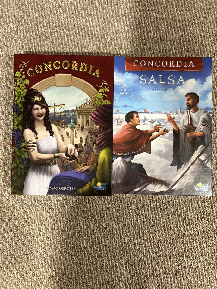 Concordia Board Game w/ Salsa Expansion - Sleeved - Plastic Trays - Near Mint - Image 1 of 1