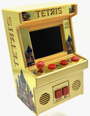 TETRIS 40 Edición Coleccionista Juego Electrónico de Mesa Tono Dorado # 09686 Probado_ Foto 1 de 4