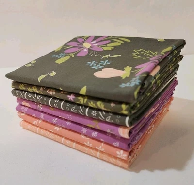 Balboa, Coral & Lavender Bundle of 7 Different Prints 1/2-Yards - Image 1 of 4