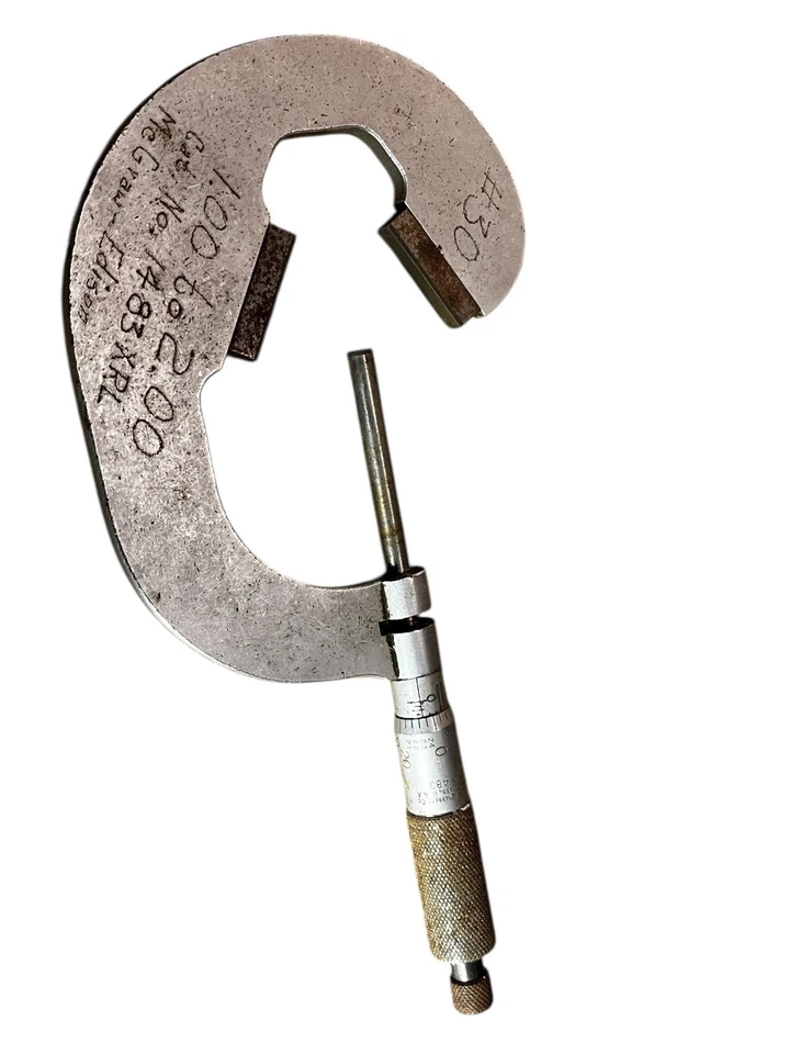 Starrett No. Vintage Micrómetro de yunque 483 0-1" *RUSTO Foto 1 de 3