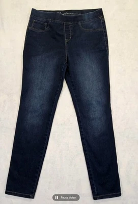 Natural Reflections Jeans Sz L 12  Pull On Skinny Silk Denim Comfort Obsession - Image 1 of 4