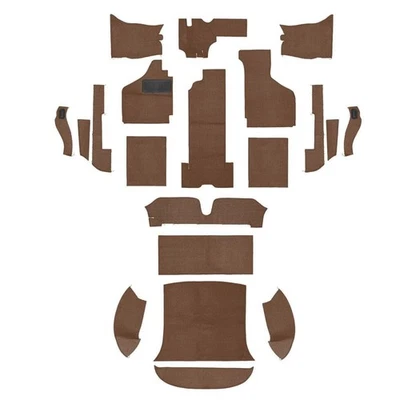 Juego completo de alfombras VW Ghia 1956-1968 sedán bucle sillín de 20 piezas Foto 1 de 4