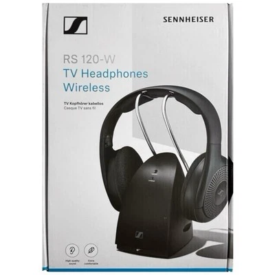Sennheiser TV Listener RS 120-W Wireless On-Ear Headphones Black - NEW/OPEN BOX - Image 1 of 4