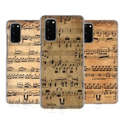 HEAD CASE DESIGNS MUSIC SHEETS HARD BACK CASE FOR SAMSUNG PHONES 1 - Image 1 of 4